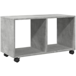 Vidaxl - Armoire à roulettes gris béton 72x33x42,5 cm bois d'ingénierie