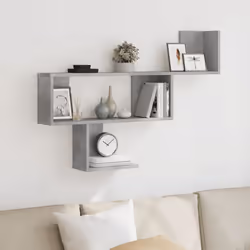 VidaXL 853194 étagères Bois Gris