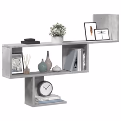 VidaXL 853194 étagères Bois Gris