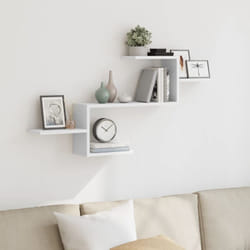 Vidaxl - tagère murale blanc 104x15x49 cm bois d'ingénierie