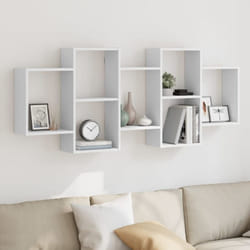 Vidaxl - tagère murale blanc 159x18x65 cm bois d'ingénierie
