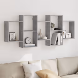 Maximisez votre espace intérieur et donnez du style à votre mur avec cette étagère murale ! Matériau stable et durable : le b ...