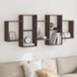 vidaXL Étagère murale chêne marron 159x18x65 cm bois dingénierie 853215