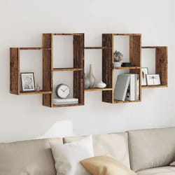 vidaXL Étagère murale vieux bois 159x18x65 cm bois dingénierie 853216