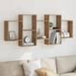 vidaXL Étagère murale chêne artisanal 159x18x65 cm bois dingénierie 853217