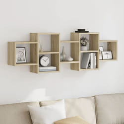 Vidaxl - Tagère Murale Chêne Sonoma 129x18x42 Cm Bois D'Ingénierie