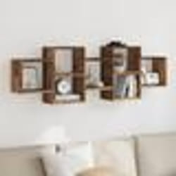 vidaXL Étagère murale vieux bois 129x18x42 cm bois dingénierie 853225