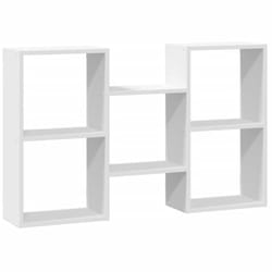 Vidaxl - tagère murale blanc 96x18x60 cm bois d'ingénierie