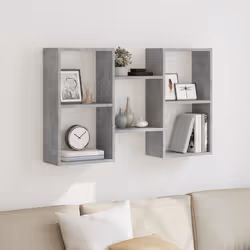 VidaXL 853230 étagères Bois Gris
