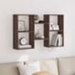 vidaXL Étagère murale chêne marron 96x18x60 cm bois dingénierie 853233