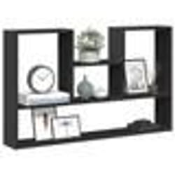 vidaXL Étagère murale noir 99x15x60 cm bois dingénierie 853237