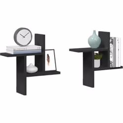 Maximisez votre espace intérieur et donnez du style à votre mur avec ces étagères murales ! Matériau stable et durable : le b ...