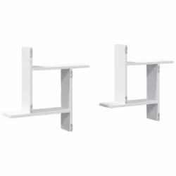 VidaXL 853254 étagères Bois Blanc - Vue supplémentaire 4