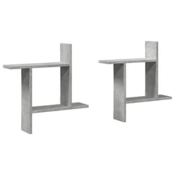 VidaXL 853257 étagères Bois Gris