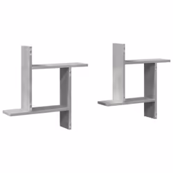 VidaXL 853257 étagères Bois Gris - Vue supplémentaire 6