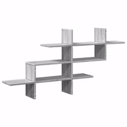 VidaXL 853268 étagères Bois Gris - Vue supplémentaire 6