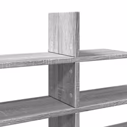 VidaXL 853268 étagères Bois Gris - Vue supplémentaire 7