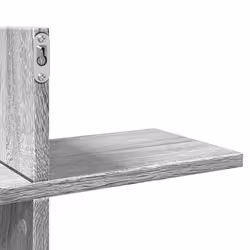 VidaXL 853268 étagères Bois Gris - Vue supplémentaire 8