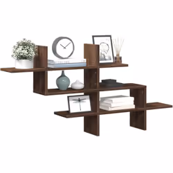 Maximisez votre espace intérieur et donnez du style à votre mur avec cette étagère murale ! Matériau stable et durable : le b ...