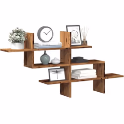 Maximisez votre espace intérieur et donnez du style à votre mur avec cette étagère murale ! Matériau stable et durable : le b ...