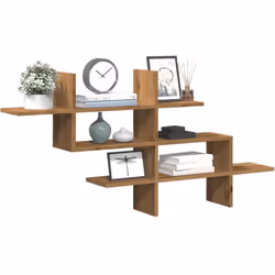 Maximisez votre espace intérieur et donnez du style à votre mur avec cette étagère murale ! Matériau stable et durable : le b ...
