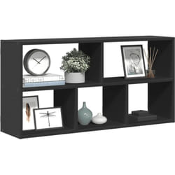 Vidaxl - tagère murale noir 100x25x50 cm bois d'ingénierie