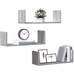 Maximisez votre espace intérieur et donnez du style à votre mur avec ces étagères murales ! Matériau stable et durable : le b ...