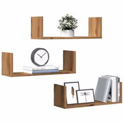 Maximisez votre espace intérieur et donnez du style à votre mur avec ces étagères murales ! Matériau stable et durable : le b ...