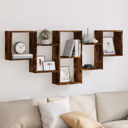 Maximisez votre espace intérieur et donnez du style à votre mur avec cette étagère murale ! Matériau stable et durable : le b ...