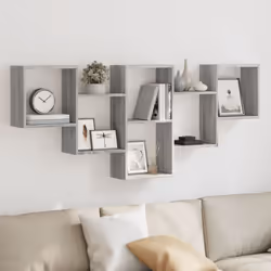 Maximisez votre espace intérieur et donnez du style à votre mur avec cette étagère murale ! Matériau stable et durable : le b ...