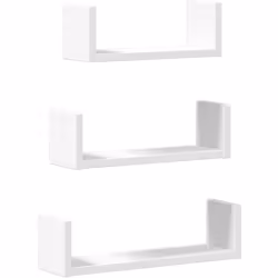Maximisez votre espace intérieur et donnez du style à votre mur avec ces étagères murales ! Matériau stable et durable : le b ...
