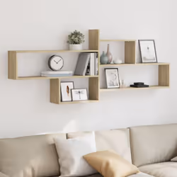 Maximisez votre espace intérieur et donnez du style à votre mur avec cette étagère murale ! Matériau stable et durable : le b ...