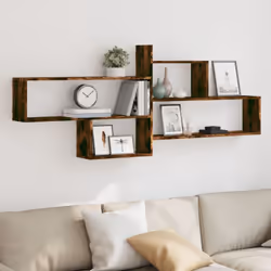 Maximisez votre espace intérieur et donnez du style à votre mur avec cette étagère murale ! Matériau stable et durable : le b ...