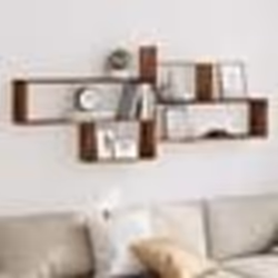 vidaXL Étagère murale vieux bois 1675x18x68 cm bois dingénierie 853324