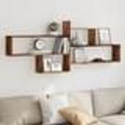 vidaXL Étagère murale vieux bois 1675x18x68 cm bois dingénierie 853324
