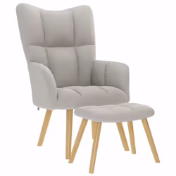 VidaXL 4016777, Tissu, Gris, mousse, 110 kg, 615 mm, 690 mm