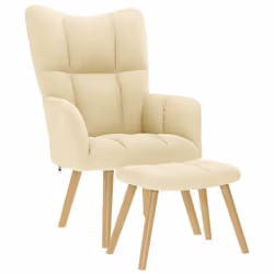 VidaXL 4016785, Tissu, Crème, mousse, 110 kg, 615 mm, 690 mm