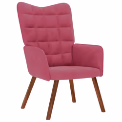 VidaXL 4016815, Velours, Rouge, mousse, 615 mm, 690 mm, 955 mm