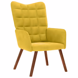 VidaXL 4016817, Velours, Jaune, mousse, 615 mm, 690 mm, 955 mm