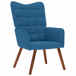 VidaXL 4016820, Velours, Bleu, mousse, 615 mm, 690 mm, 955 mm