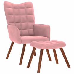 VidaXL 4016825, Velours, Rose, mousse, 615 mm, 690 mm, 955 mm