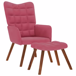 VidaXL 4016826, Velours, Rouge, mousse, 615 mm, 690 mm, 955 mm