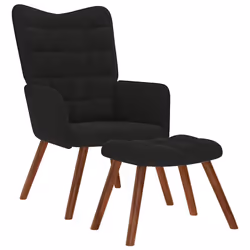 VidaXL 4016827, Velours, Noir, mousse, 615 mm, 690 mm, 955 mm