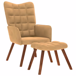VidaXL 4016829, Velours, Marron, mousse, 615 mm, 690 mm, 955 mm