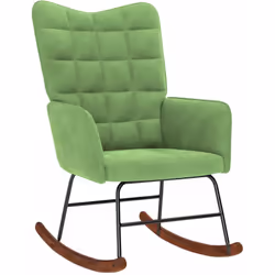 Vous cherchez un fauteuil pour vous reposer complètement après une journée bien remplie ? Ce fauteuil à bascule confortable e ...