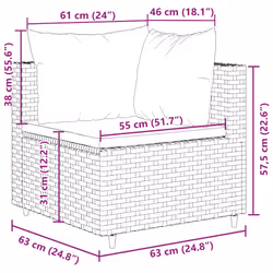 VidaXL 3308098 ensemble de meubles de jardin - Vue supplémentaire 8