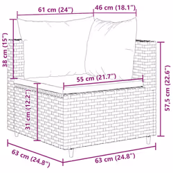 VidaXL 3308110 ensemble de meubles de jardin - Vue supplémentaire 8