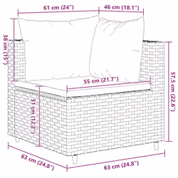 VidaXL 3308149 ensemble de meubles de jardin - Vue supplémentaire 8