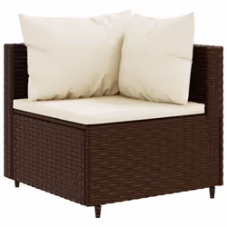 VidaXL 3308161 ensemble de meubles de jardin Marron, Crème - Vue supplémentaire 3