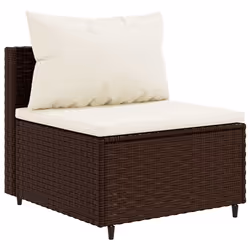 VidaXL 3308161 ensemble de meubles de jardin Marron, Crème - Vue supplémentaire 4